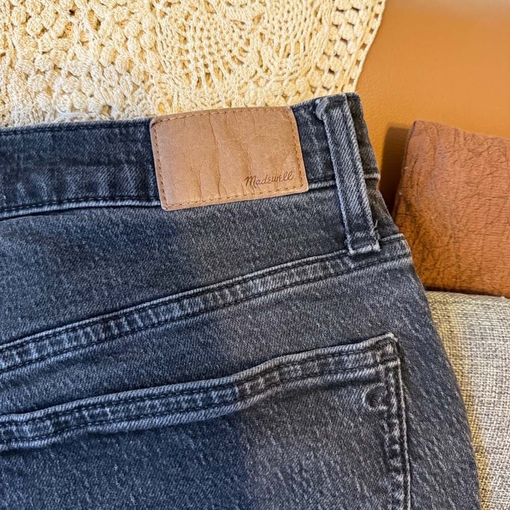 Madewell Charcoal Denim Jeans